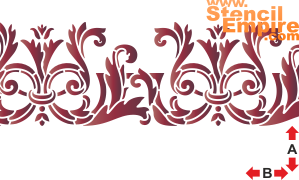 Middeleeuws patroon 5e - sjabloon voor decoratie
