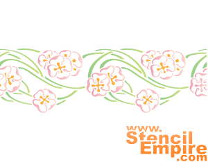Lucht bloemen - sjabloon voor decoratie