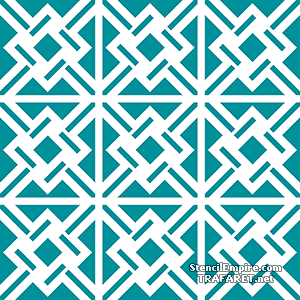 Geometrisch behang 01 - sjabloon voor decoratie