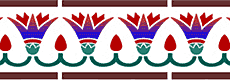 Lotusrand 2 (Randstencils met etnische motieven)