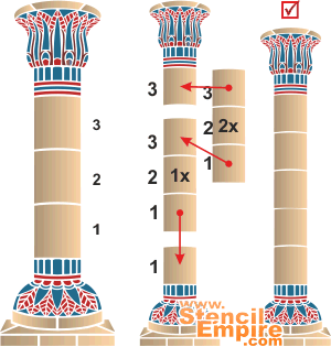 Kolom 1 (Egyptische sjablonen)