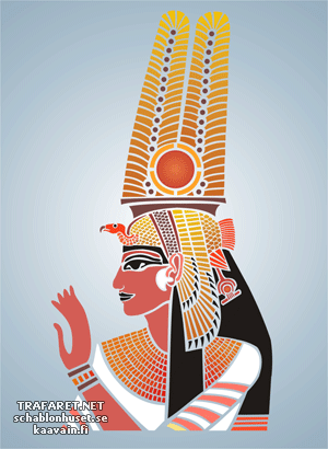 Cleopatra - sjabloon voor decoratie