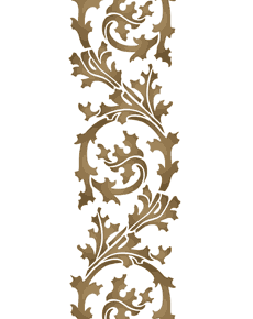 Empire-stijl rand - sjabloon voor decoratie