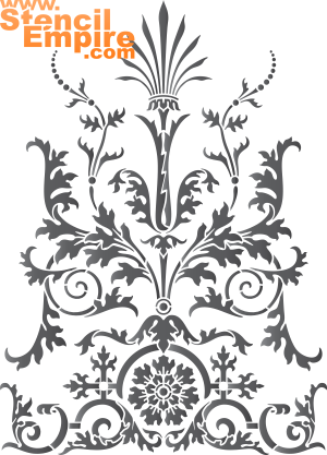 Empire stijl monogram (Stencils met klassieke motieven)