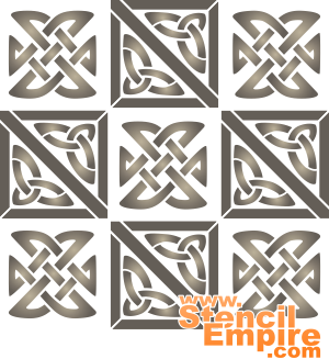 Magische knopen - sjabloon voor decoratie