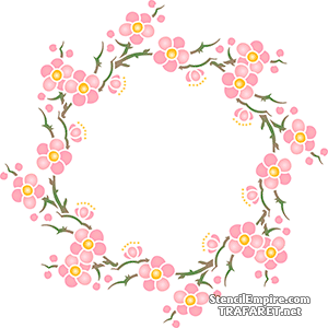 Bague Sakura 101 - pochoir pour la décoration