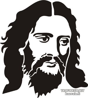 Jezus - sjabloon voor decoratie
