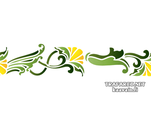 Gele bloemen 38a (Stencils met tuin- en veldbloemen)