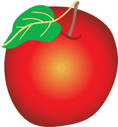 Appel 4 - sjabloon voor decoratie