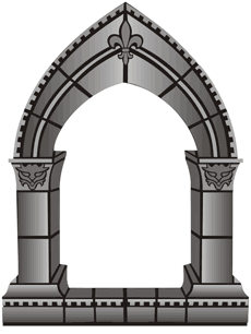 Boog der goths - sjabloon voor decoratie