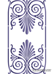 Grieks patroon 17a - sjabloon voor decoratie