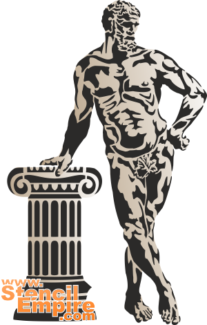 Hercules - sjabloon voor decoratie