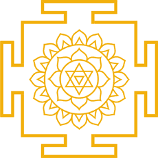 Bhuvaneswari yantra - sjabloon voor decoratie