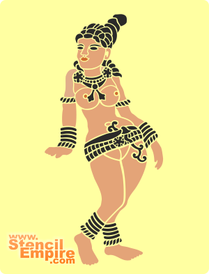 Danser 1 - sjabloon voor decoratie