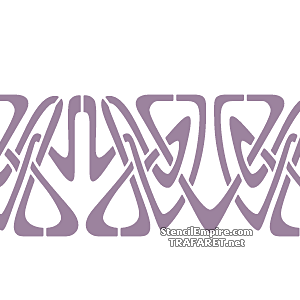 Art Nouveau rand 018 (Stencils van Art Nouveau en Art Deco stijlen)