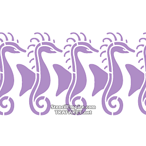 Art Nouveau rand 095 - sjabloon voor decoratie