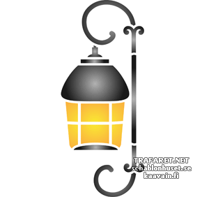 Petite lanterne 11 - pochoir pour la décoration