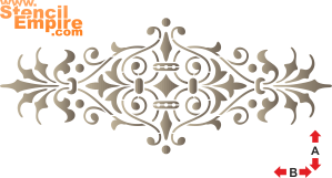Middeleeuws monogram 55 - sjabloon voor decoratie