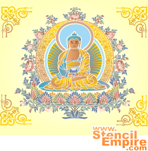 Groot-Nepal (Oosterse stijl stencils)