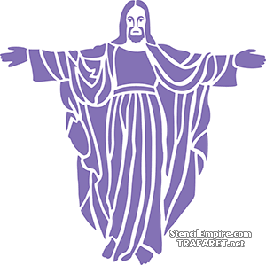 Jezus - sjabloon voor decoratie
