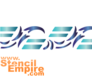 Streken en lijnen - sjabloon voor decoratie