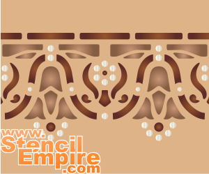 Grote klokken - sjabloon voor decoratie