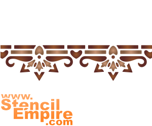 Frieze klassiek - sjabloon voor decoratie