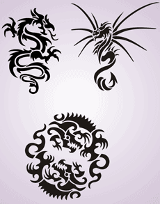 Tatoeage 03 - sjabloon voor decoratie