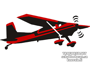 Cessna - sjabloon voor decoratie