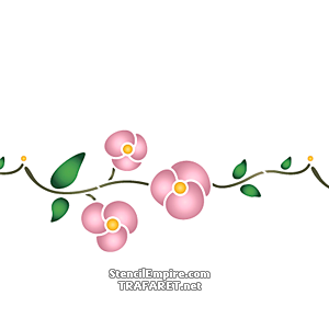 Primitieve rozenbottel B - sjabloon voor decoratie
