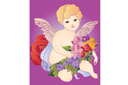 Kleine engel 1 - stencils met engelen en hemelen