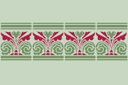Randpatroon 12 - sjablonen met klassieke randen