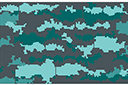 Camouflage numérique - pochoirs avec différents motifs