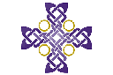 Croix de Brigitte - pochoirs avec motifs celtiques