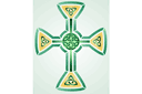 Croix celtique 2 - pochoirs avec motifs celtiques