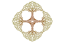 Croix celtique 97 - pochoirs avec motifs celtiques