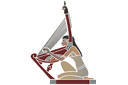Harpist - egyptische sjablonen