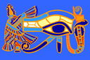 Oog van Horus - egyptische sjablonen
