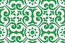 Carrelage marocain 06 - pochoirs avec motifs carrés