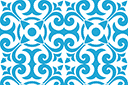 Carrelage marocain 07 - pochoirs avec motifs carrés