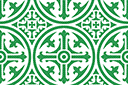 Carrelage marocain 09 - pochoirs avec motifs carrés