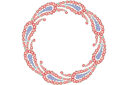 Grand cercle Paisley 169 - pochoirs avec motifs indiens