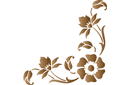 Bloemenhoek 22 - sets van sjablonen in dezelfde stijl