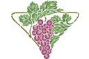 Druivenlus - stencils met fruit en bessen