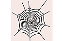Spinnenweb - stencils met insecten en beestjes