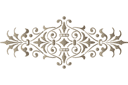Monogramme médiéval 55 - pochoirs dans le style médiéval