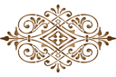 Monogramme classique 57 - pochoirs à motifs classiques