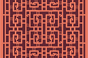 Labyrinthe est - pochoirs de style oriental