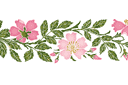 Wilde rozenbottel - stencils met tuin- en wilde rozen