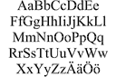 Lettertype Times - stencils met teksten en sets letters